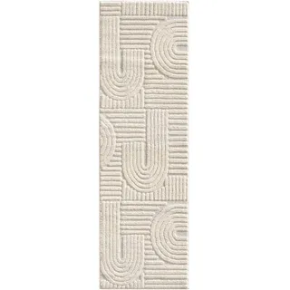Ayyildiz Art Kurzflorteppich 80 x 250 cm Creme