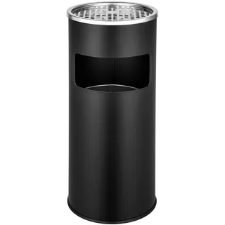 Tectake tectake® Standaschenbecher, Schwarz