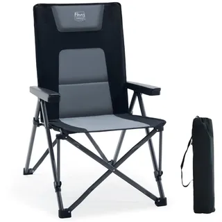 Timber Ridge Campingstuhl Faltbar Grau/Schwarz
