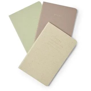 Thalia Notizbuch Recycled Stitch 3er Set Traube