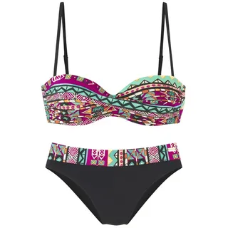Buffalo Bügel-Bandeau-Bikini Damen Pink 38 Cup D