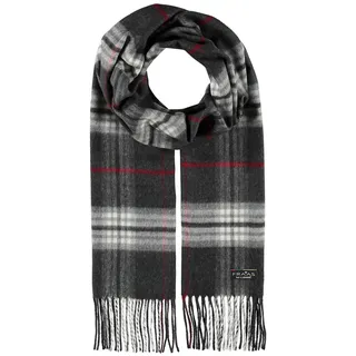 FRAAS Schal Cashmink® Scarf with Plaid Anthracite