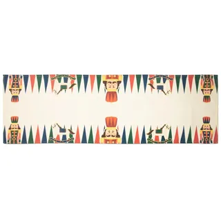Excelsa Tischläufer Vintage Christmas Baumwolle 140x45x0,2 cm Bunt
