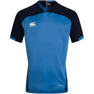 Canterbury Herren Vapodri Evader Hooped Jersey | Technology Pro Athletic Fit Durable Technisches Rugby-Trikot, Sky, L EU