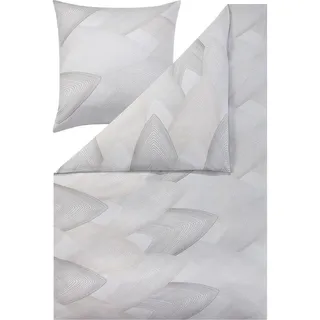 Estella Bolzano Blätter Grau 155 x 220 cm + 80 x 80 cm