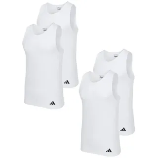 adidas Tanktop Active Flex Cotton Ergonomic in white | Gr.: XXL