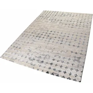 Teppich ESPRIT "Velvet spots" Teppiche Gr. B/L: 133 cm x 200 cm, 12 mm, 1 St., beige Esszimmerteppiche Wohnzimmer