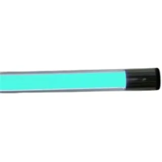 LED Slim Leuchtstab 123cm Ø30mm Kunststoff Röhre Türkis #8909