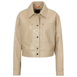 BOSS ORANGE Kurzblazer Jelt Premium Damenmode cropped beige|braun XXL (44)