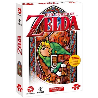 Winning Moves Puzzle Puzzle Zelda Link-Adventurer 360 Teile, 360 Puzzleteile bunt