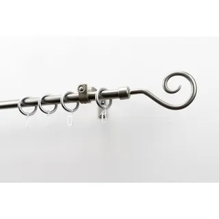 GARESA Gardinenstange »Clara«, 1 läufig-läufig, Wunschmaßlänge, Vorhanggarnitur, mit Ringe und Haken, verlängerbar