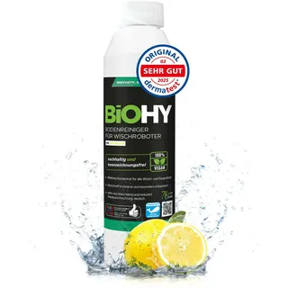 BiOHY Bodenreiniger für Wischroboter mit Frischeduft (250 ml), Konzentrat | Kompatibel mit Roborock, Dreame, Ecovacs, Tineco, Mova und Bissell Wisch- und Saugrobotern sowie Saugwischern