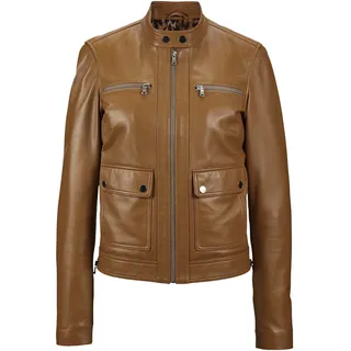 Madeleine Biker-Jacke cognac M