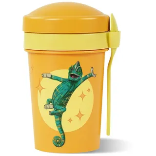 STONELINE Die Schule der Magischen Tiere Müslibecher To Go 540 ml rPET Gelb | Gr.: onesize