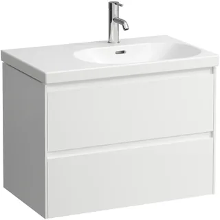 Laufen Waschtischunterschrank 2 Schubladen 75,0 x 51,5 x 44,5 cm Weiß glänzend