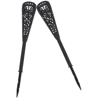 MUCKLILY 2St Blumenkorb große Blumentöpfe große Blumenvasen Gedenkvasen für Friedhof Grab Grabstein Blumensattel Friedhofsblumen für Grabvase Vase aus Beton Grabsteine Plastik Black
