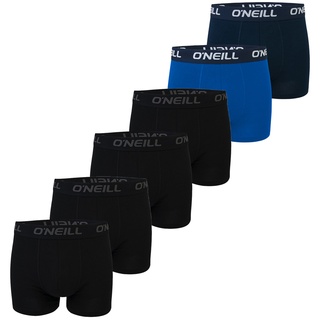 O'Neill Herren Boxershort Uni Sport Boxer S M L XL XXL 95% Baumwolle - 4er 6er 8er Multipack in L 6er Pack