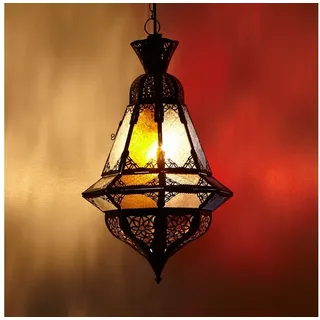 Casa Moro Deckenleuchte Orientalische Pendelleuchte Marokkanische Lampe Houta Multifarbig, ohne Leuchtmittel, Handmade Pendellampe handgefertigte Hängelampe L1281 weiß