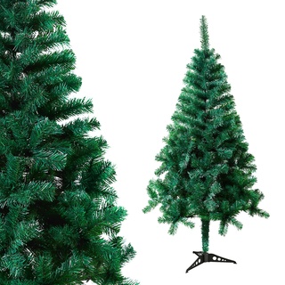 XINZI Künstliche Weihnachtsbäume 120cm Grün PVC Tannenbaum mit Kiefernadel und Ständer Simulation Christbaum Festive Deko Kunstbaum für Weihnachts Halloween Party
