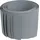 Sichtschutzstreifen 19 0 grau PVC 10 St