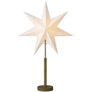 Markslöjd Tischlampe Stern Speranza 230 V Papier Ø 45 cm grau-weiß