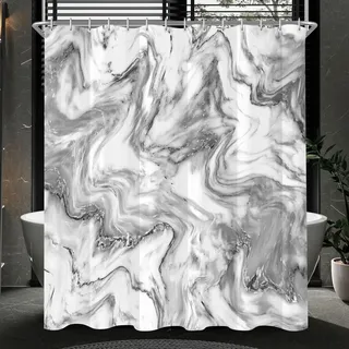 luxuskollektion Duschvorhang Marmor 200 x 200 cm wasserabweisend
