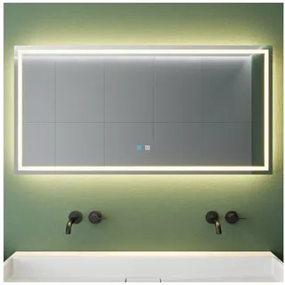 mai & mai Badspiegel mit LED Beleuchtung Wandspiegel 120x60cm