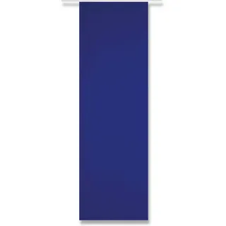 Arsvita Flächenvorhang Blickdicht - Schiebegardine in BxL 60x245cm (Blau) - ohne Flächenvorhangtechnik - Gardine, Vorhang mit Klettband