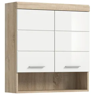 xonox Hängeschrank Lambada ca. 74x79 cm Sonoma Eiche/Weiß