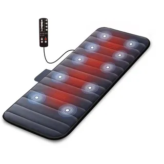 COMFIER Massagematte mit Wärmefunktion 10 Motoren 5 Massage-Modi