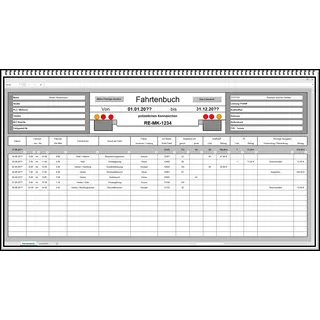 SEK Excel Vorlage – Privat & Gewerblich | Automatische Kilometerberechnung, Automatische Verbrauchsberechnung, Einfaches digitales Fahrtenbuch, Ohne Abo