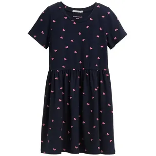 TOM TAILOR Sommerkleid Mini-Kleid mit Muster blau 104/110