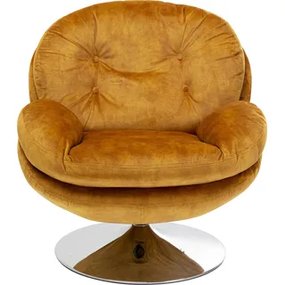 Kare Drehsessel Cosy Polyester 81 x 84 x 83 cm Gold