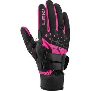 Leki HRC Race Shark Skihandschuhe Black/Pink 6,5