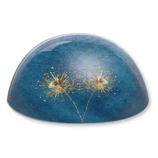 Butzon & Bercker Glas-Briefbeschwerer - 8 cm Pusteblume GlasMoment Objekt | Handgefertigtes Glasgewicht & Kristall-Dekoobjekt in Geschenkverpackung, ideal als Papier-Stopper, Wohnaccessoire oder