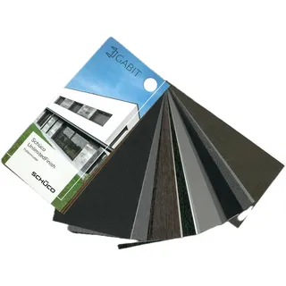 Schüco UnlimitedFinish Farbmuster – Vielfältige Farboptionen für PVC-Fenster und...