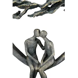 Casablanca by Gilde GILDE Deko Figuren - Skulpturen, Skulptur Kiss under Tree
