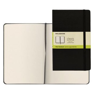 Moleskine Notizbuch Classic Collection, Large, A5, blanko, 120 Blatt, schwarz, Hardcover