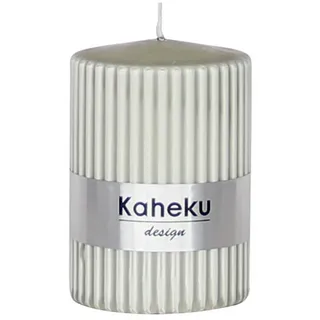 Kaheku Stumpenkerze Kaheku Rillenkerze, Powder Salbei, Ø 7 cm, 1173001478