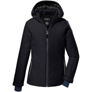 Killtec Damen Ksw 111 Wmn Jckt Skijacke Funktionsjacke mit abzippbarer Kapuze und Schneefang, schwarz blau, 38 EU