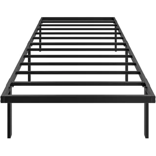 Homcom Bettgestell 90 x 200 cm Schwarz