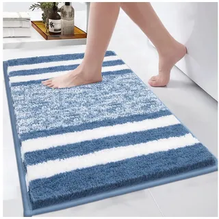 luxuskollektion Badematte Blau 50 x 80 cm