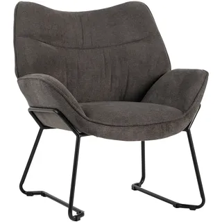 bene living Sessel Aliano 72 x 76 x 0 cm Grau