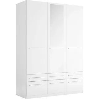 Priess Wäscheschrank Barcelona 140 x 193 x 54 cm Weiß
