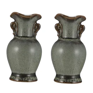WOFASHPURET 2St kleine Vase aus Keramik Keramikvase Mini-Pflanzgefäß aus Keramik großer Indoor-Blumentopf künstliche Pflanzen Ornament dekorative Vase Blumenbehälter Japanischer Stil Container