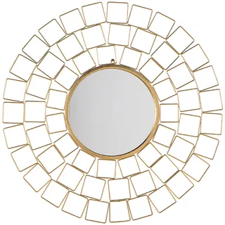 Beliani Wandspiegel Labrit 90 x 90 cm Gold