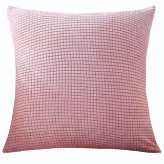Stretch Kissenbezug 80x80 40x80 Sofa Kissenbezüge 90x90,Kord Zierkissenbezug Dekokissen Sofakissen Bezug Groß Kissenhülle Dekorative Weiche Zierkissenbezüge Kissen Bezug(Peach,80x80 cm (1pc))