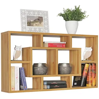 tinkaro Wandregal ARIK modern buche Design Holzregal braun