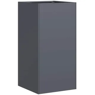 vidaXL Pflanzkübel Anthrazit 40x40x80 cm Kaltgewalzter Stahl