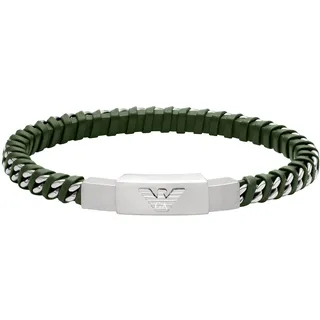 Emporio Armani EAGLE LOGO Armband grün EGS3320040 Größe 18